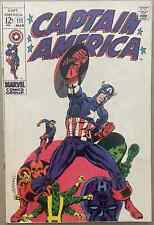 Capitão América #111, Muito Bom+, Jim Steranko, Era de Prata Marvel, 1969 comprar usado  Enviando para Brazil