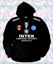 FELPA INTER CHAMPIONS LEAGUE MAGLIA T-SHIRT CALCIO polo t-shirt madrid triplete usato  Italia