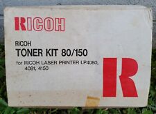 Ricoh Toner Kit 80/150 for RICOH LASER PRINTER LP4080,4081,4150 Model 5397-26 for sale  Shipping to South Africa