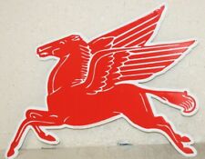 Mobil Pegasus Gasoline Metal Sign Garage Vintage Style Wall Decor Oil Horse Pub for sale  Shipping to Canada