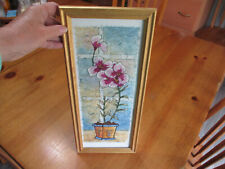 Hand painted orchid for sale  Monclova