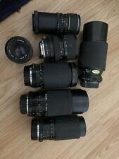 Film camera lenses. for sale  BLAIRGOWRIE
