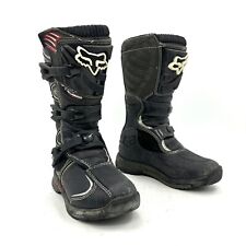 Fox Comp 5 Motocross Boots Black White Youth Size 4 for sale  Shipping to South Africa