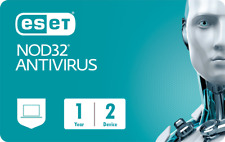 Antivirus ESET NOD32 (CLAVE) - 2 dispositivos - 1 año segunda mano  Embacar hacia Argentina