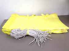 Usado, 100 - Bolsas de arena de polietileno tejidas bolsas de arena amarillas con corbata de cierre 14"" x 26"" segunda mano  Embacar hacia Argentina
