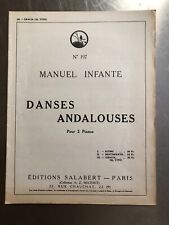 Partition danses andalouses d'occasion  Paris I