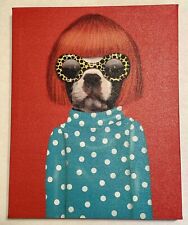 Pets Rock - YAYOI KUSAMA - “Spots” Canvas Graphic Wrapped Art - Boston Terrier for sale  Shipping to South Africa