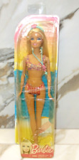 Bikini de playa Mattel 2012 Barbie X9598 diversión verano caracoles rubio caja dañada segunda mano  Embacar hacia Argentina