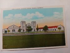 Postal vintage de la escuela primaria Lincoln, Madera, California 5159, usado segunda mano  Embacar hacia Mexico