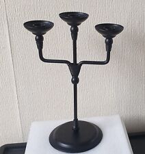 Black metal candelabra for sale  POOLE