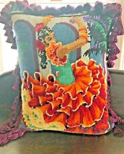 Needlepoint pillow handmade for sale  Sarasota