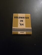 Goldwater matchbook unused for sale  Las Vegas