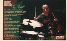 1995 pequena impressão anúncio de aros PureCussion montagem de bateria com Gregg Bissonette comprar usado  Enviando para Brazil