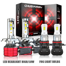 Faróis de LED Hi/Lo Beam + kit de lâmpadas de neblina para Toyota Hilux 2004-2019 6500K comprar usado  Enviando para Brazil