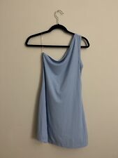 Usado, Mini vestido feminino azul bebê um ombro comprar usado  Enviando para Brazil