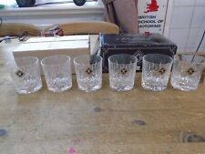 crystal tumblers for sale  PURLEY