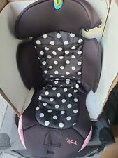 Minnie Disney Booster Car Seat Fabric Cover Cushion Padding Black Pink. for sale  Shipping to South Africa