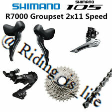 Shimano 105 R7000 2x11 conjunto de bicicleta de estrada 5 peças RD+FD+Shifters ST-R7000+CS+corrente comprar usado  Enviando para Brazil