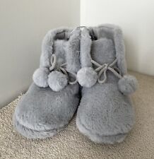 Furry slipper boots for sale  LONDON