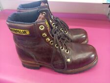 mens leather caterpillar boots for sale  NEWTOWNABBEY