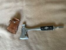 Used, Collection old mountain hunter axe multitool axe solingen with leather holder pump for sale  Shipping to South Africa