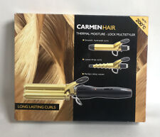 Carmen Hair Tongs Lock Multi styler Curling Tongs Thermal Moisture Boxed NEW for sale  Shipping to South Africa
