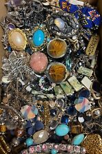 5 Pound Costume Jewelry Lot Good Use Wear Sell Craft Vintage to Now Lot# 190 for sale  Shipping to South Africa