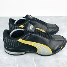 Puma Super Elevate Hombre Talla 12 Zapatos Negro Oro Cuero Tenis 185399 09 segunda mano  Embacar hacia Argentina