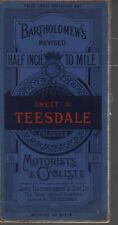 Hoja de tela del sistema operativo de Teesdale de la década de 1920 n.o 4 vintage segunda mano  Embacar hacia Mexico