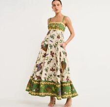 Vestido maxi verão fazenda estampa floral sem mangas swing antro feminino Rio, usado comprar usado  Enviando para Brazil