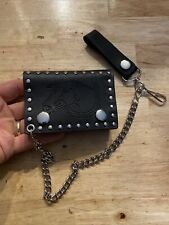 Biker Genuine Leather Wallet Chain Harley Davidson Motorcycle Horse Collector for sale  Shipping to South Africa