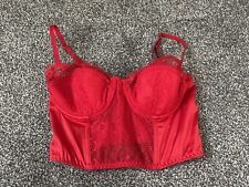 Red lace corset for sale  WATERLOOVILLE