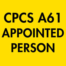 Cpcs a61 appointed for sale  LONDON