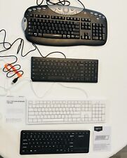 Assorted Keyboard Lot Tested working Logitech, Dell, Macally, and Amazon Basics for sale  Shipping to South Africa