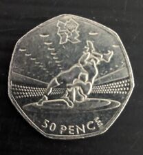 olympic 50 pence coins for sale  BURTON-ON-TRENT