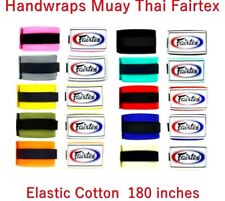 Boxe Handwraps Muay Thai Fairtex HW2 elástico Algodão Wraps Luvas Ataduras 180, usado comprar usado  Enviando para Brazil