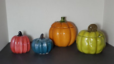 pumpkin canister ceramic 6 for sale  Lander