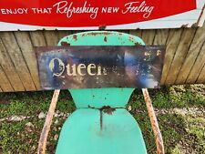 Used, Vintage Queen Cola Sign Thin Tin for sale  Shipping to South Africa
