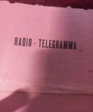 Radio telegramma. servizio usato  Torino