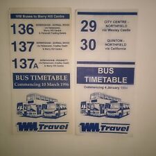 Old bus timetables for sale  BRIERLEY HILL