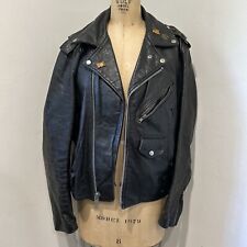 vintage open road leather motorcycle jacket Size 38 for sale  Shipping to South Africa