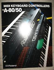 Roland MIDI Keyboard Controllers A-80/50 -  brochure only segunda mano  Embacar hacia Argentina