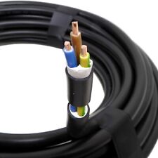 Outdoor Tuff Cable 1.5mm 2.5mm Black Stiff Solid Core For Lighting and Electrics for sale  Shipping to South Africa