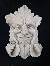 Máscara de parede/placa de concreto homem verde sorridente 25 cm comprar usado  Enviando para Brazil
