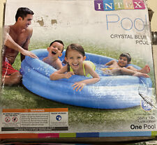 Intex Crystal Blue Inflatable Pool, 58" x 13" Kids Swim for sale  Shipping to South Africa