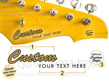 Adesivos personalizados clássicos de duas linhas para cabeçote de guitarra toboágua  comprar usado  Enviando para Brazil