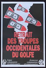 Affiche guerre golfe d'occasion  Nantes-