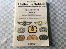 Uniformeffekten Spezialkatalog  ( NVA KVP MFS DDR  Schulterstück General Polizei gebraucht kaufen  Berlin