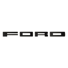 Used, Front 'Ford' Grille Letter Kit C-Fiber Wrap for 2010-2014 Ford F-150 Raptor for sale  Shipping to South Africa