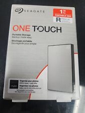 Seagate One Touch 1TB External Hard Drive HDD – Silver USB 3.0 for PC Laptop  for sale  Shipping to South Africa